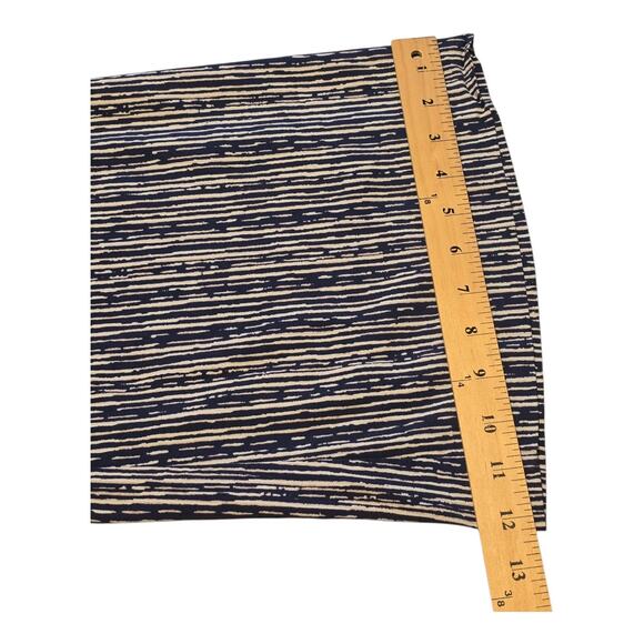 Nic + Zoe Wide Leg Pants Womens Size 2 Blue White Relaxed Flowy Career Office - Picture 12 of 12